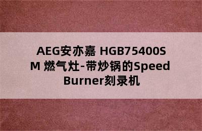 AEG安亦嘉 HGB75400SM 燃气灶-带炒锅的Speed Burner刻录机